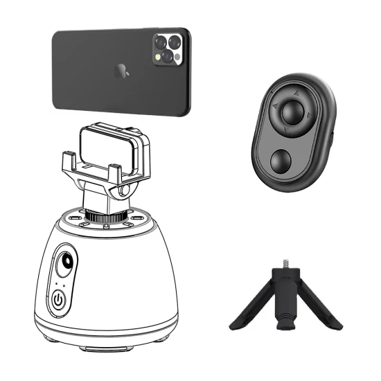 Professionelle Video Smart WiFi Kamera 360 HD Audio Auto Tracking Telefonhalter